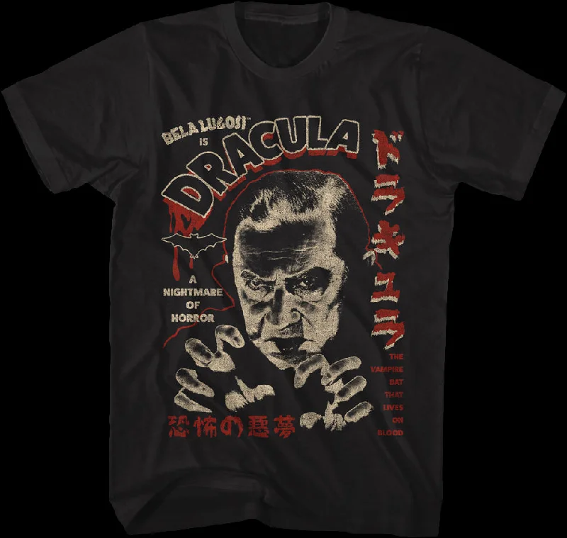 Dracula A Nightmare Of Horror Bela Lugosi T-Shirt