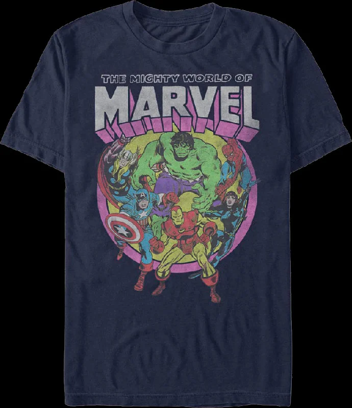 The Mighty World Of Marvel T-Shirt