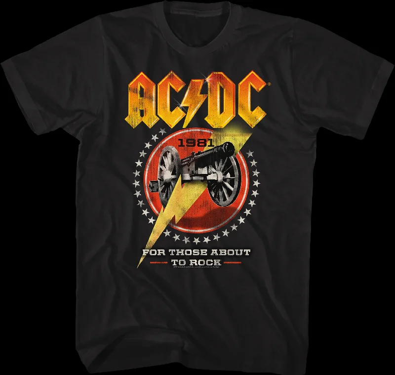 For Those About To Rock 1981 ACDC Shirt