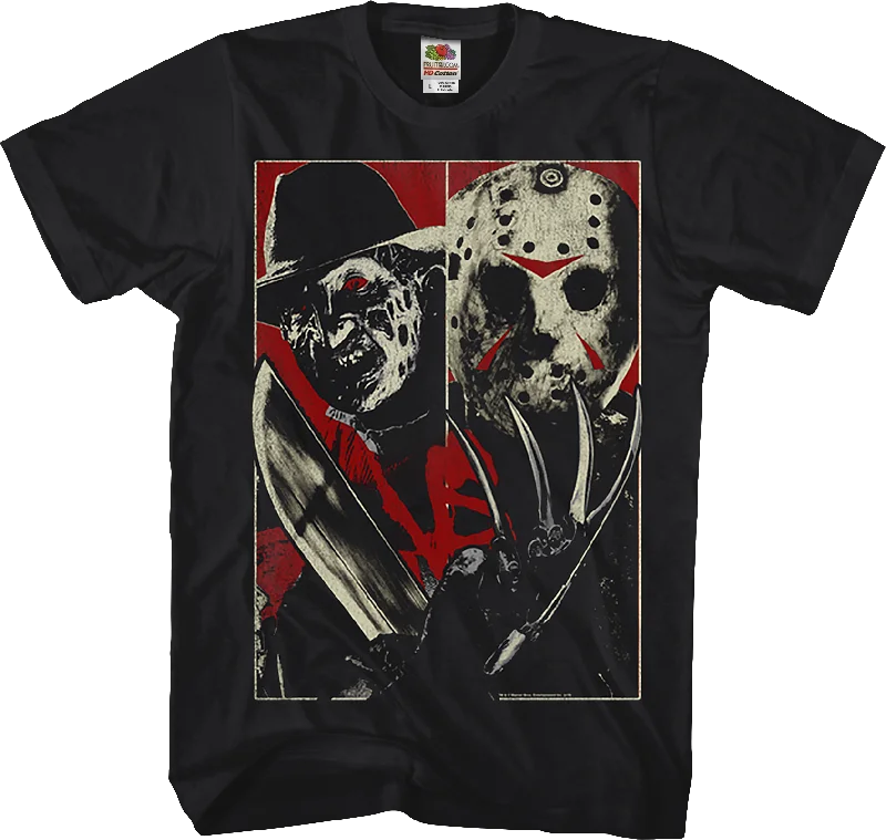 Evil Battles Evil Freddy vs. Jason T-Shirt