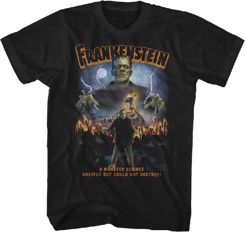 A Monster Science Created Frankenstein T-Shirt