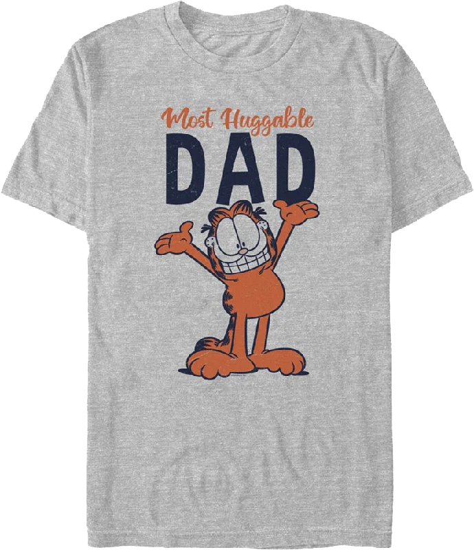 Most Huggable Dad Garfield T-Shirt