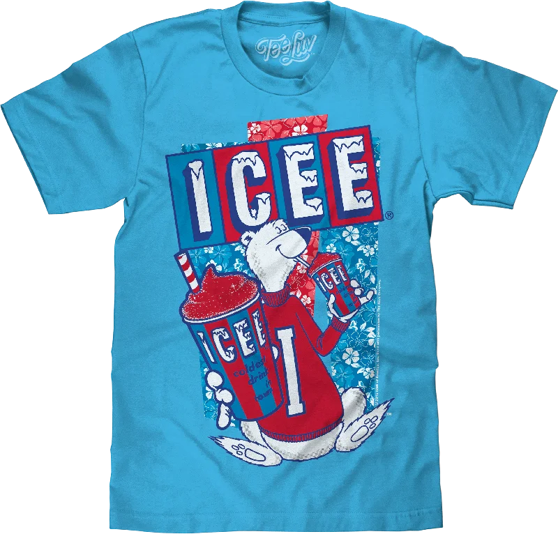 Floral Polar Bear ICEE T-Shirt