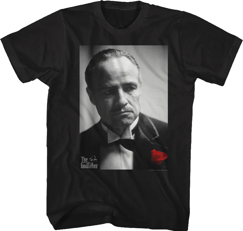 Red Rose The Godfather T-Shirt