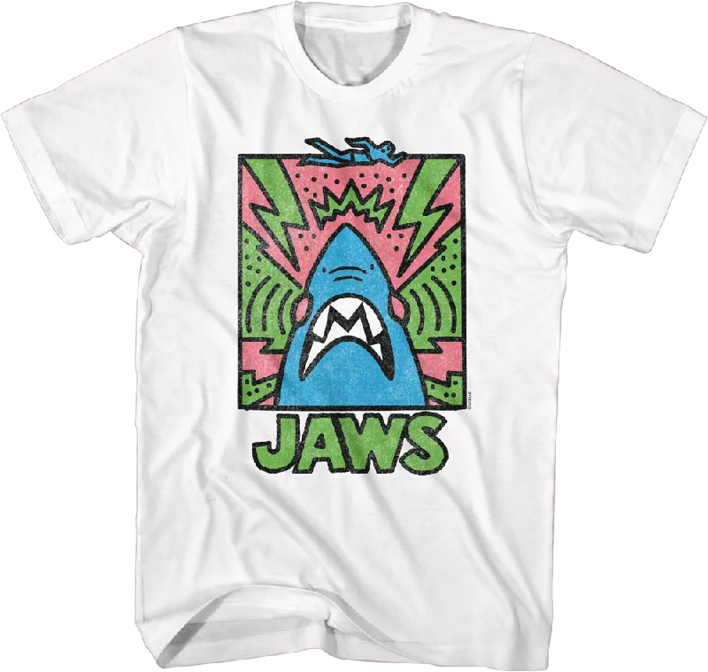 Abstract Poster Jaws T-Shirt