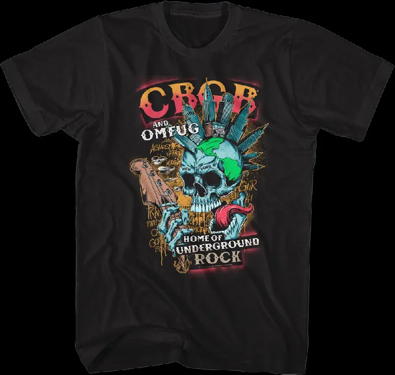 New York Skull CBGB T-Shirt