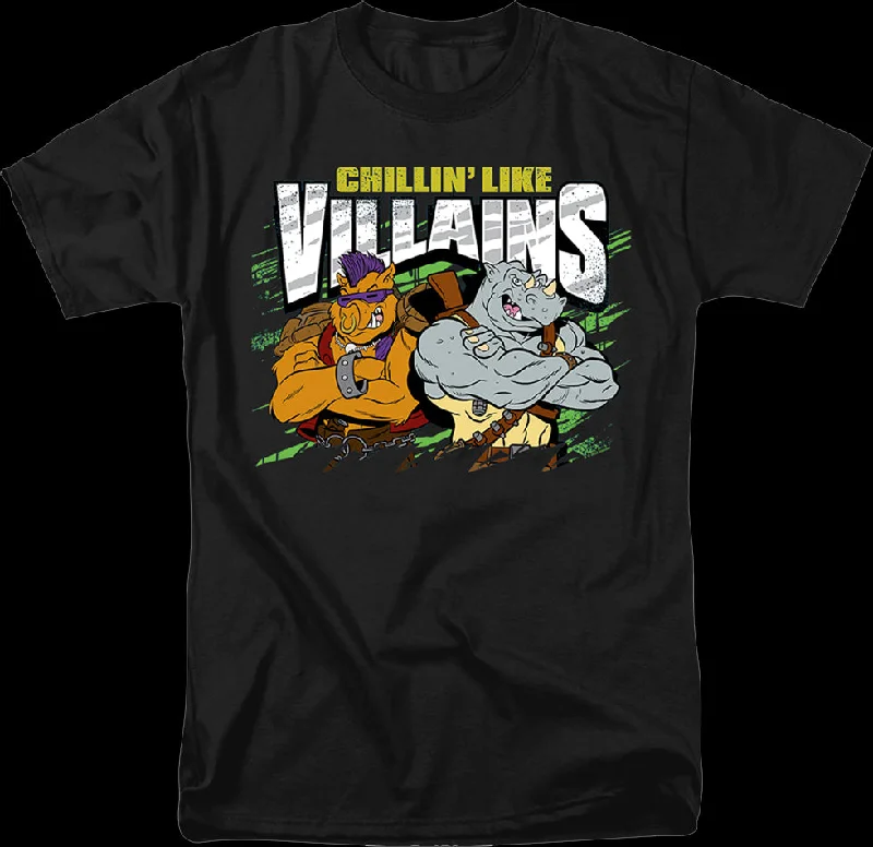 Chillin' Like Villains Teenage Mutant Ninja Turtles T-Shirt