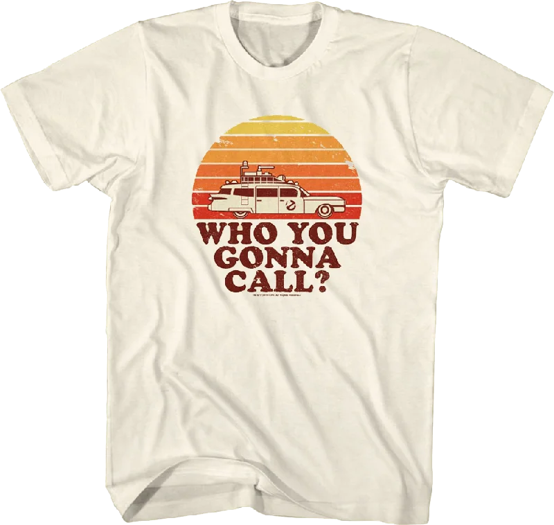 Retro Sunset Ghostbusters T-Shirt