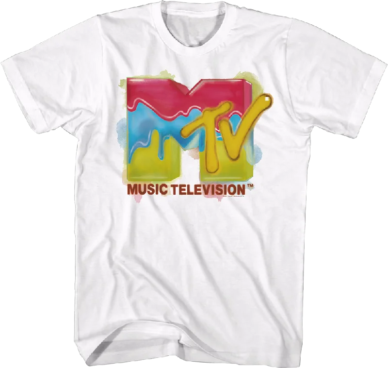 Painted Logo MTV Shirt