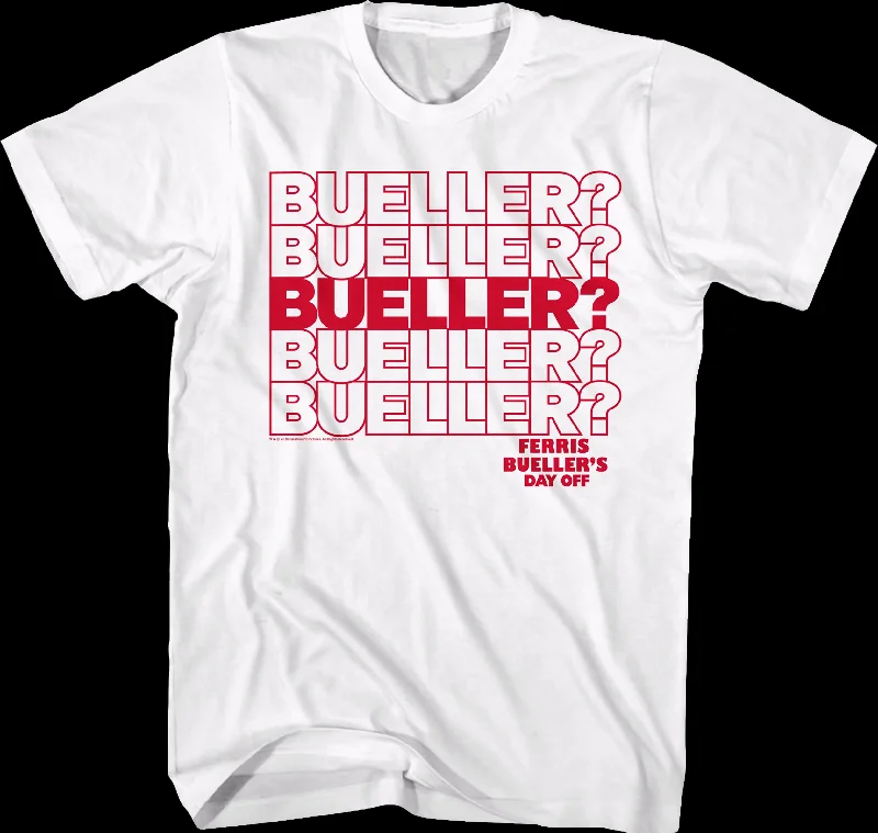 Repeating Name Ferris Bueller's Day Off T-Shirt