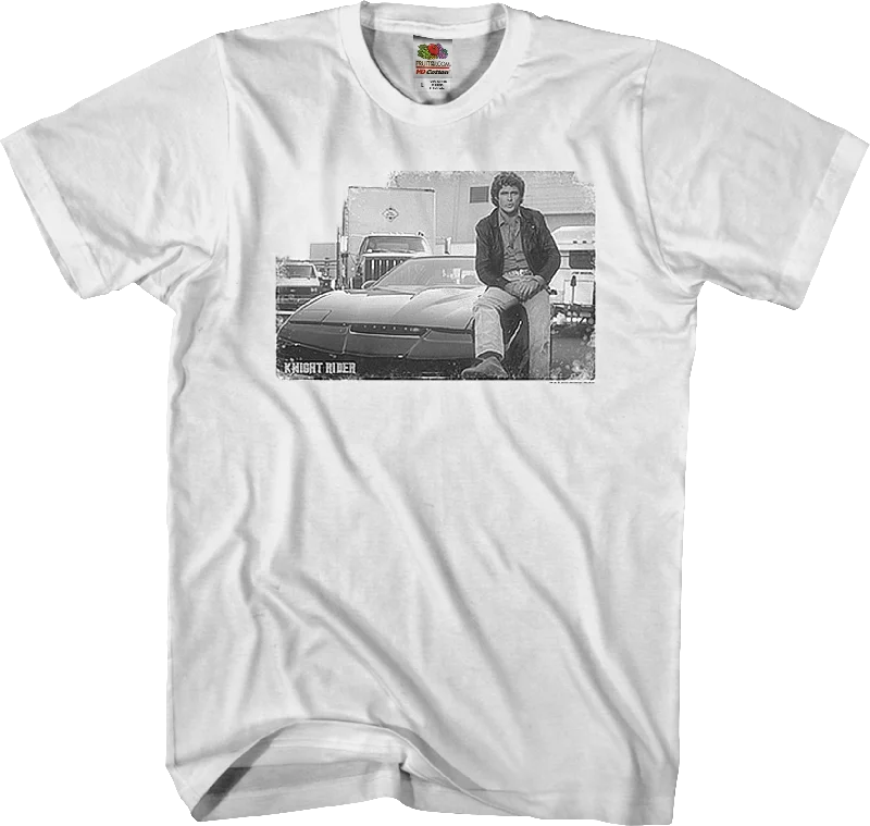 Black and White Knight Rider T-Shirt