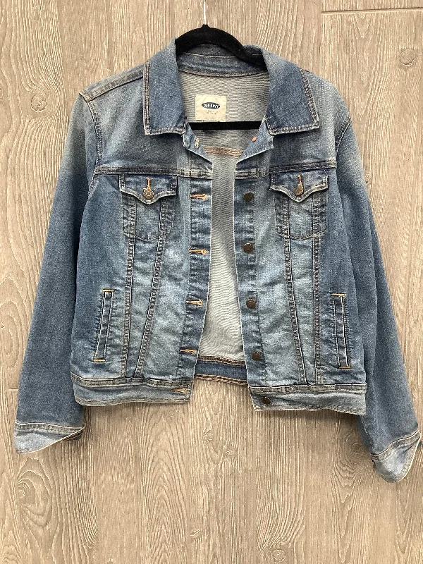 Jacket Denim By Old Navy In Blue Denim, Size: L