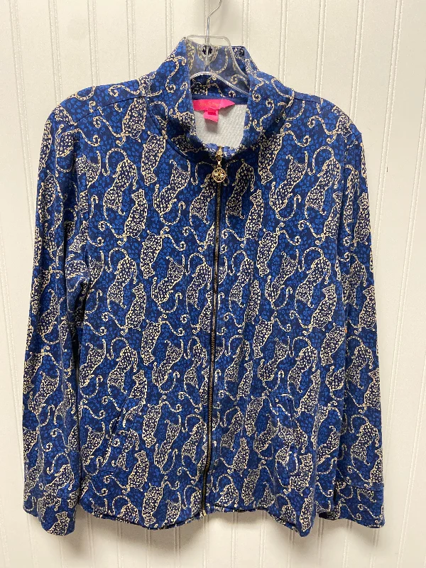 Jacket Designer By Lilly Pulitzer In Blue, Size: L