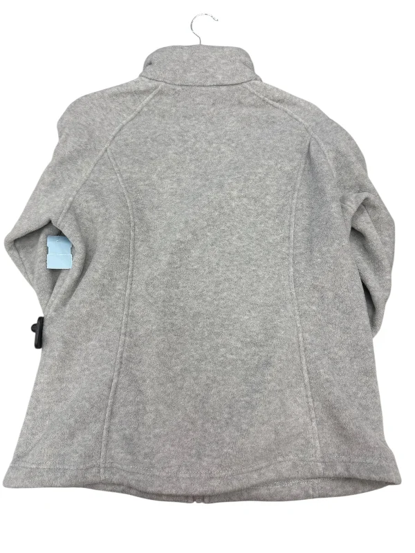 Jacket Fleece By Columbia In Grey, Size: L