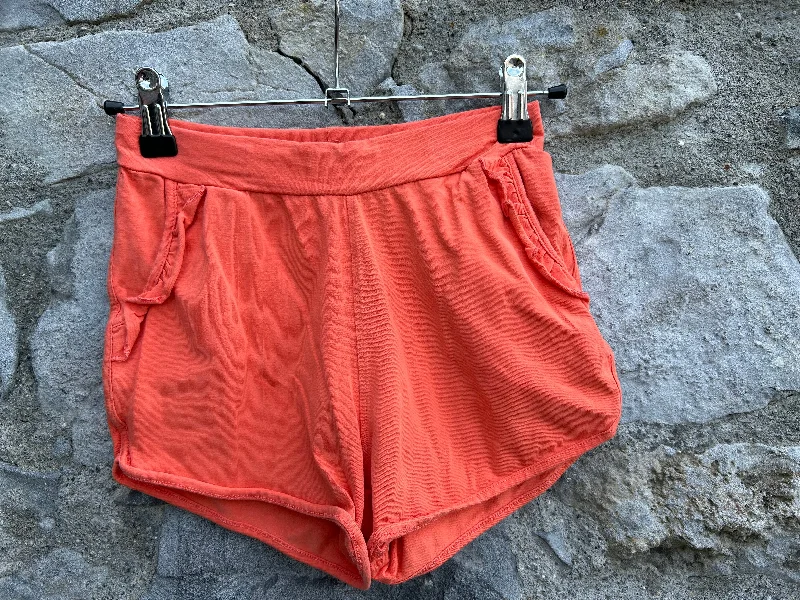 Orange shorts  9y (134cm)