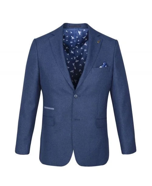 FRATELLI UNITI BLUE TWO BUTTON SUIT JACKET BLUE