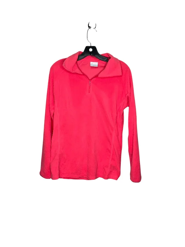 Jacket Fleece By Columbia In Pink, Size: L