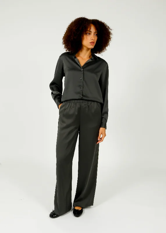 SLF Elena Tinni Wide Pants in Volcanic Ash