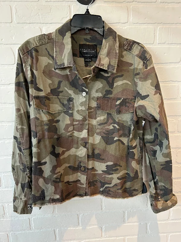 Jacket Shirt By Sanctuary In Green, Size: S