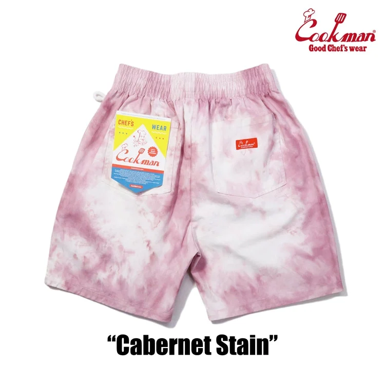 Cookman Chef Short Pants - Cabernet Stain