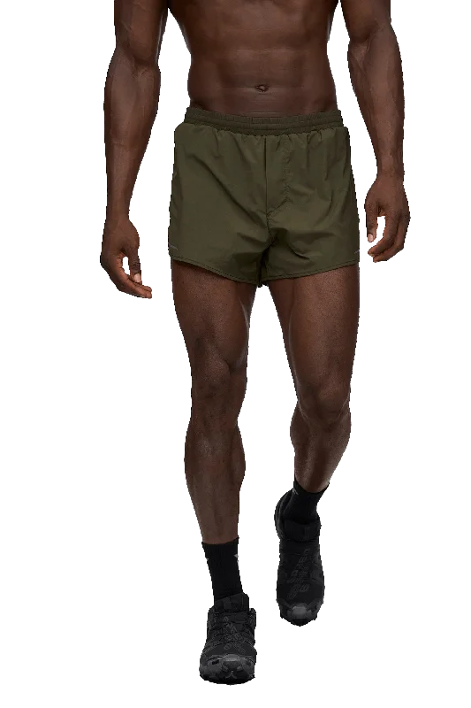 3" RUNNING SHORTS - Khaki