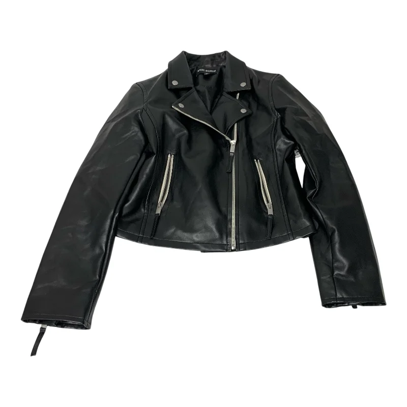 Jacket Moto By Steve Madden In Black, Size: M