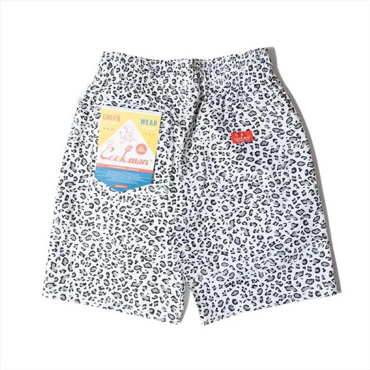 Cookman Chef Short Pants - Snow Leopard