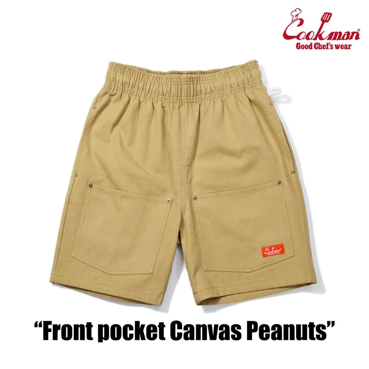 Cookman Chef Short Pants  Front pocket - Canvas Peanuts