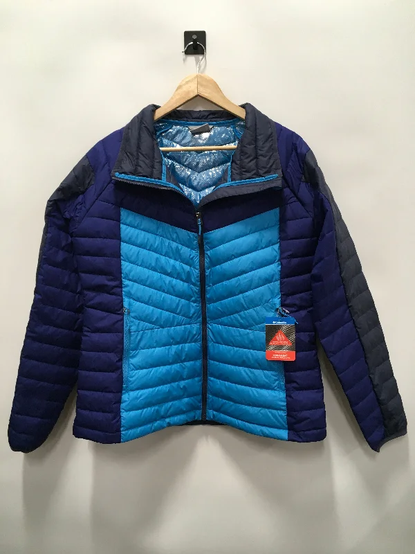 Navy Jacket Puffer & Quilted Columbia, Size Xl