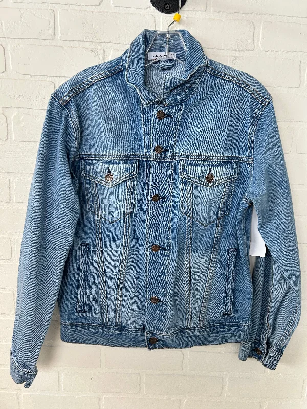 Jacket Denim By Clothes Mentor In Blue Denim, Size: M