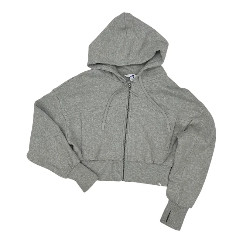 Jacket Fleece By Joy Lab In Grey, Size:S