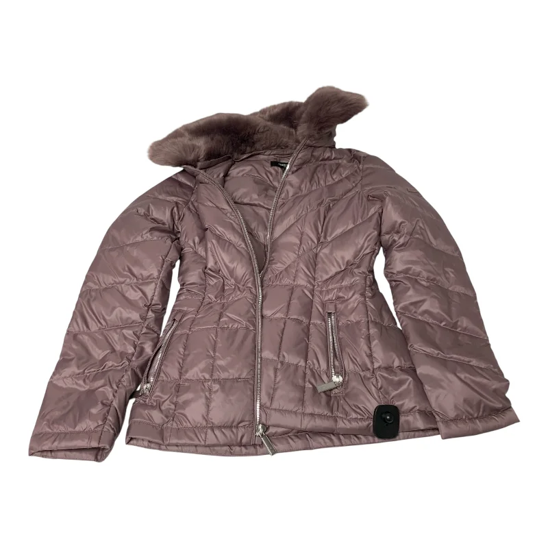 Jacket Puffer & Quilted By Kenneth Cole In Purple, Size: Xs