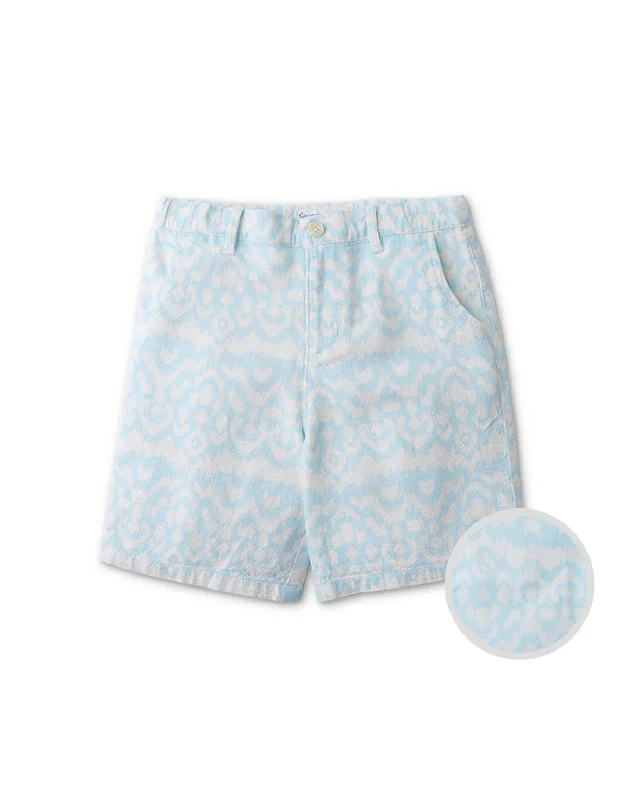 BOYS IKAT LINEN SHORTS