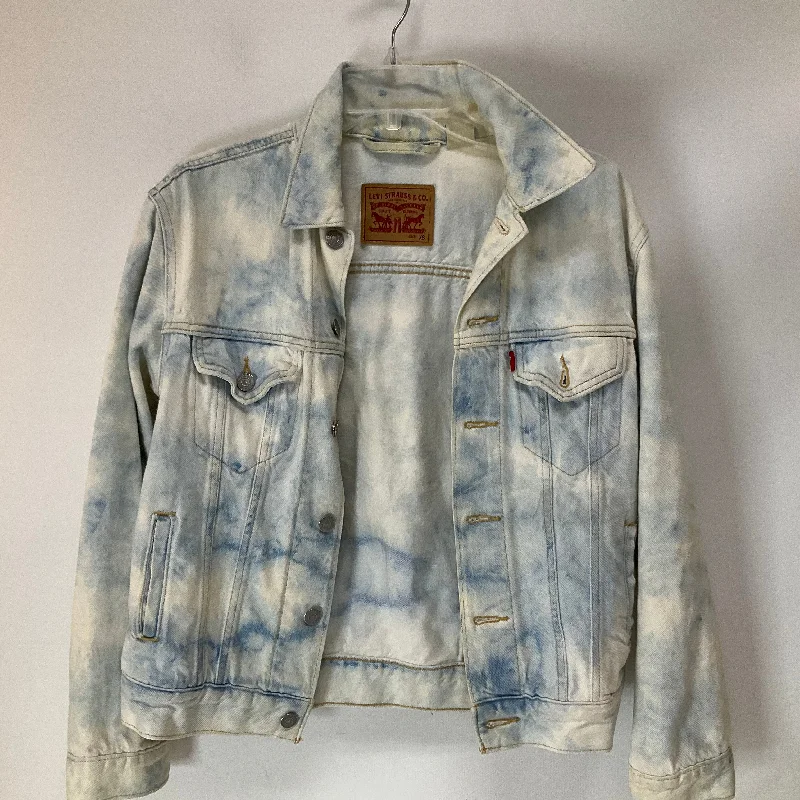 Jacket Denim By Levis In Blue Denim, Size: Xs