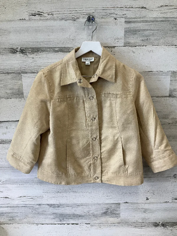 Jacket Other By Coldwater Creek In Gold, Size: S