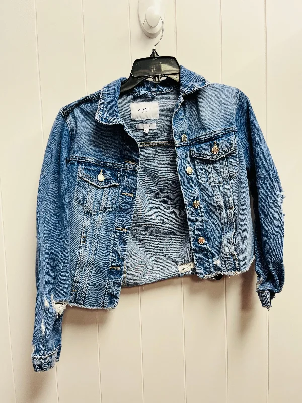 Jacket Denim By Vervet In Blue Denim, Size: Xs