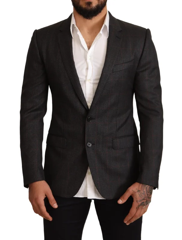 Dolce & Gabbana Elegant  Check Martini Men's Blazer